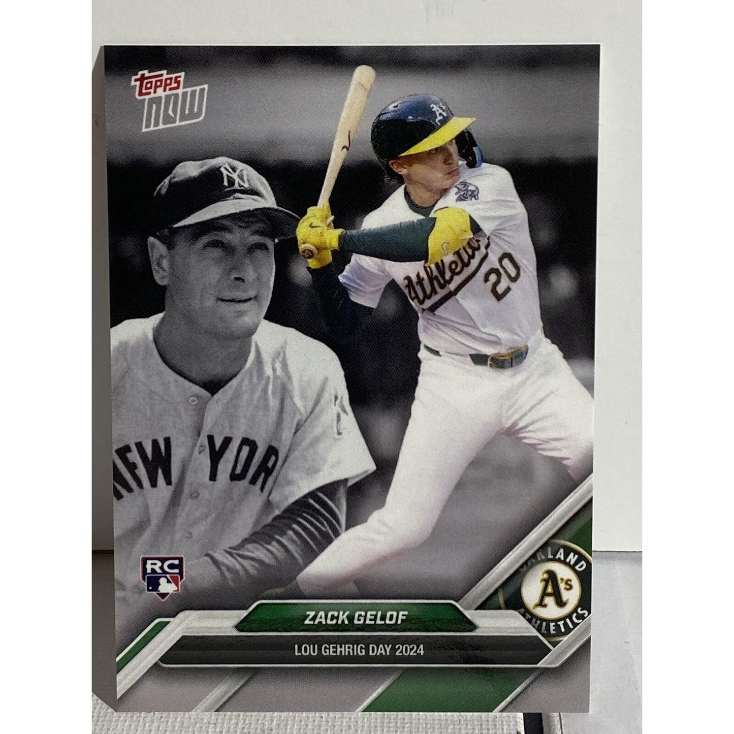 Lou Gehrig Day 2024 #LGD-13 Zack Gelof Oakland Athletics