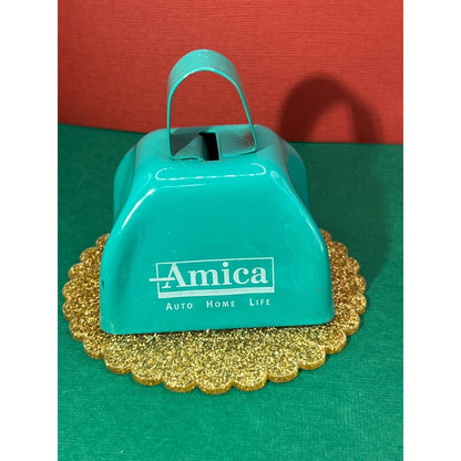 Amica Turquoise Bell Auto Home Life with Clanger