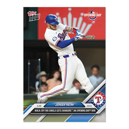 Jonah Heim - 2024 MLB TOPPS NOW® Card 13 - PR: 839