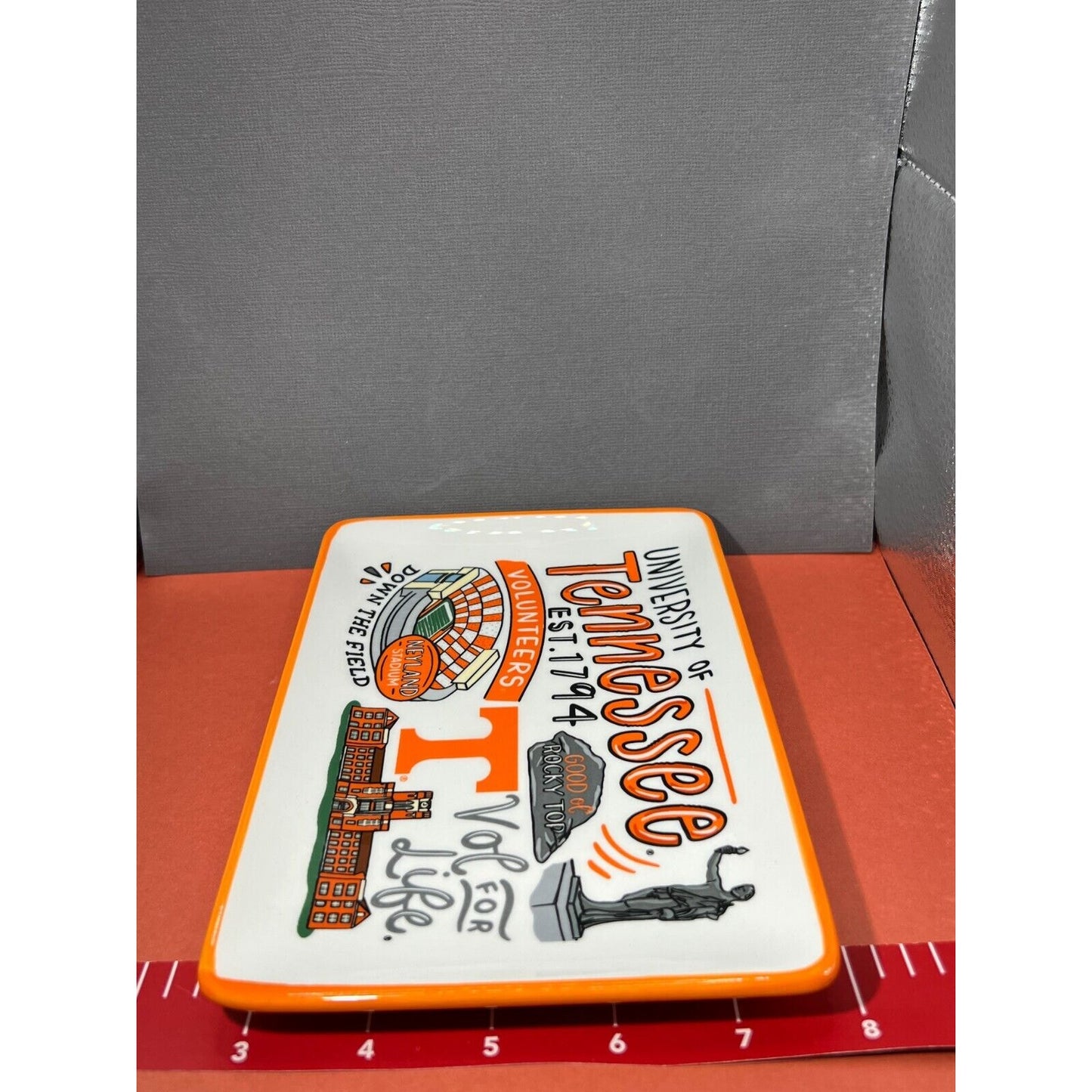 Tennessee Volunteers Trinket Change Tray Rectangular