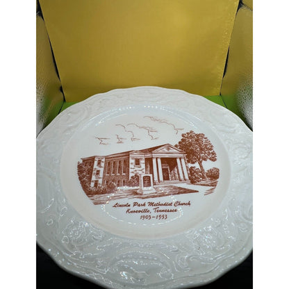 Lincoln Park Methodist Church Knoxville TN 10.5" Diameter Collector Plate