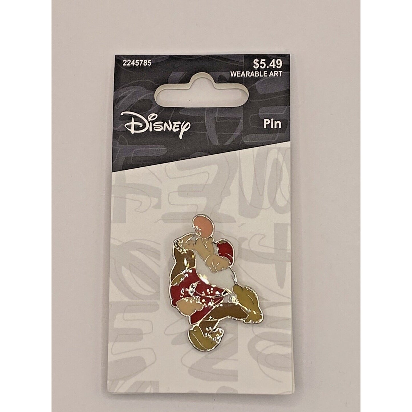 NEW! Disney Snow White GRUMPY DWARF Enamel Lapel Pin by Neon Tuesday 1-3/8" Tall