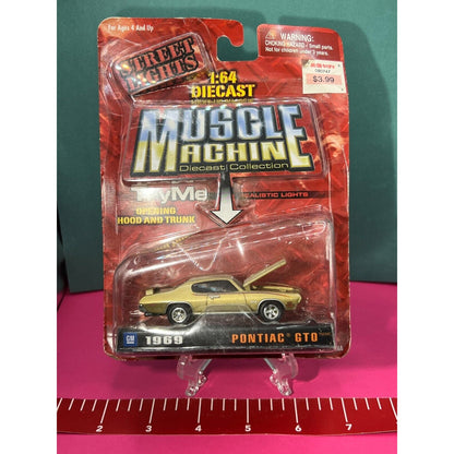 Agglo Muscle Machine Street Lights 1969 Pontiac GTO Gold 2008