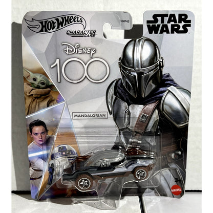 Hot Wheels Disney 100 Years Star Wars Mandalorian Character Car 2023 Release