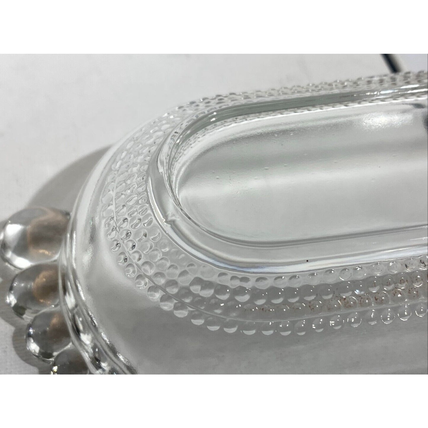 vintage 1953 silver plated and glass butter dish by 1847 rogers bros.