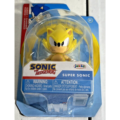 JAKKS SONIC THE HEDGEHOG SUPER SONIC CLASSIC 2.5" MINI ACTION FIGURE 💥NEW💥