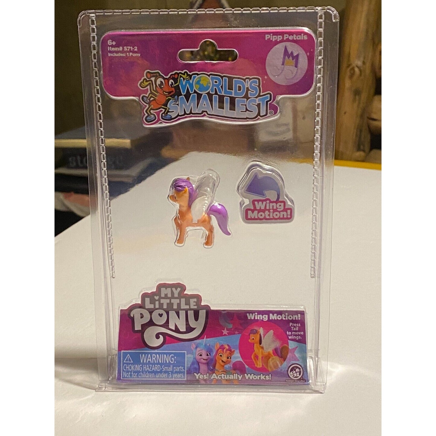 World's Smallest My Little Pony Micro Figure Set of 3 Super Impulse Series 2 NEW