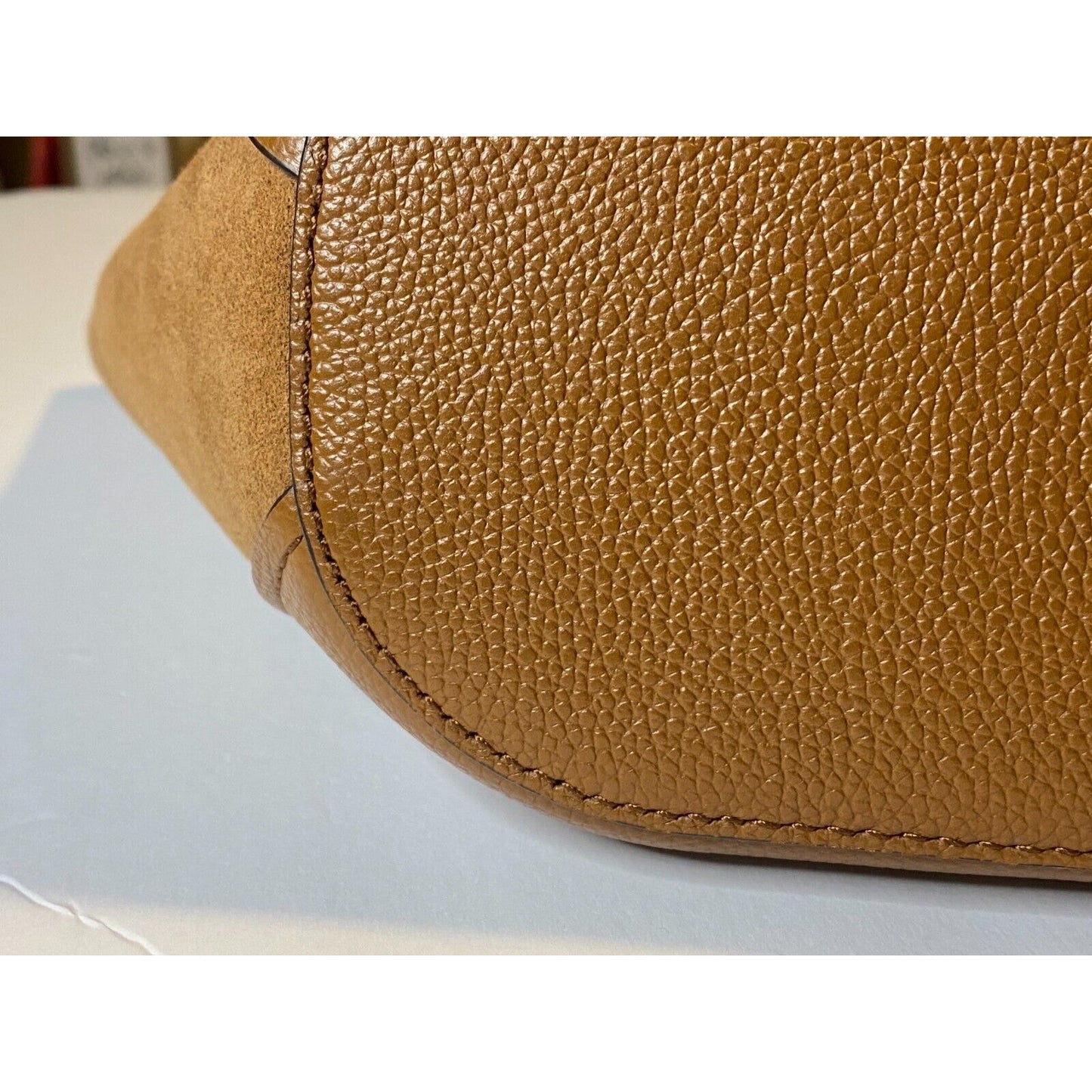 MICHAEL KORS PORTIA SMALL BUCKET TOTE LEATHER BAG NWOT