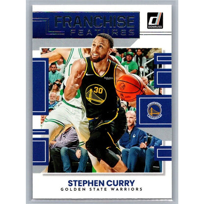 2022-23 Donruss #21 Stephen Curry Franchise Features Golden State Warriors