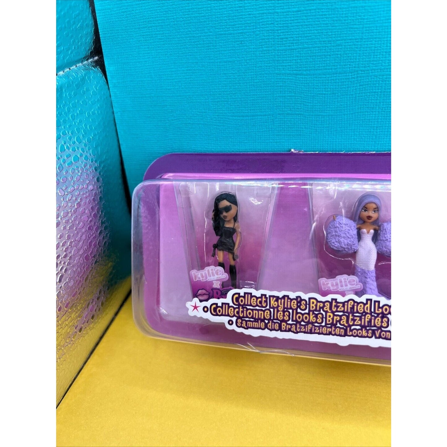 Kylie Jenner Bratzified 3 Piece Display 2 miniature dolls and 1 miniature dog