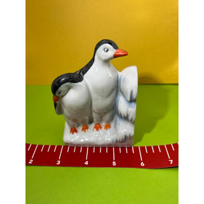 1940's Porcelain Penguin Bookend (only 1) Occupied Japan Vintage