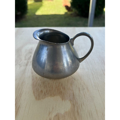 VINTAGE PEWTER ROYAL HOLLAND K.M.D.TIEL CREAMER PITCHER MADE IN HOLLAND