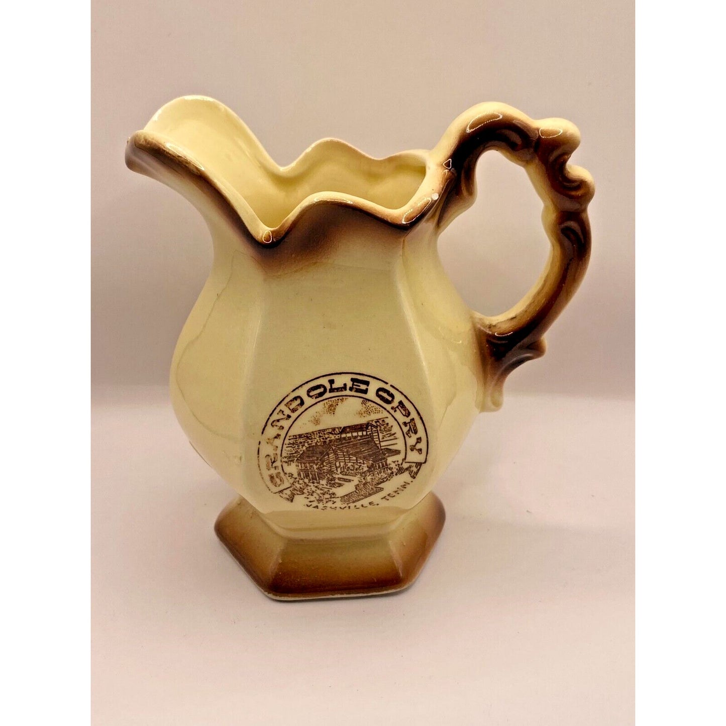 Vintage The Grand Ole Opry House Ceramic Creamer