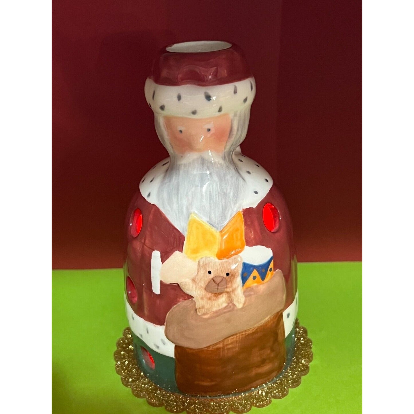 Villeroy & Boch Santa Claus Deco Light Votive Candle Holder & Votive Holder