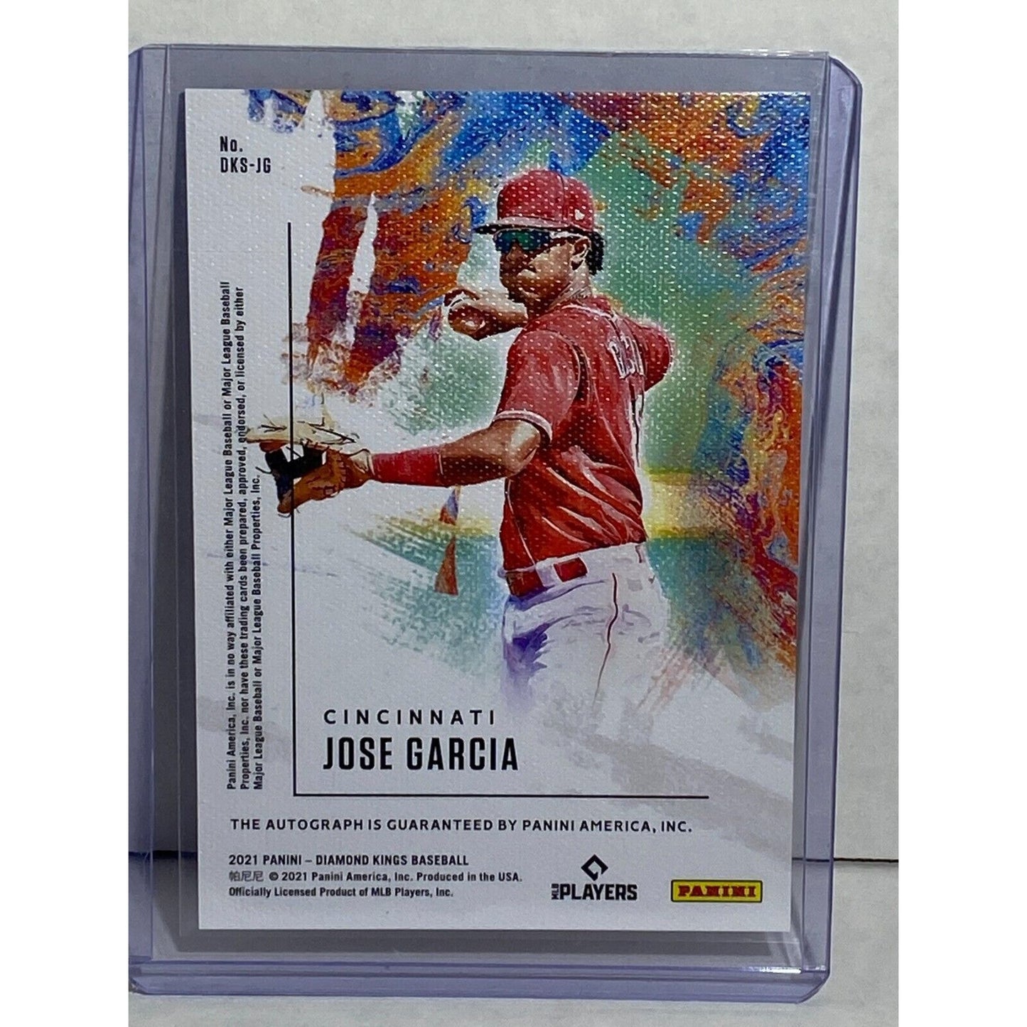 Jose Garcia Barrero 2021 Panini Diamond Kings Auto 43/50