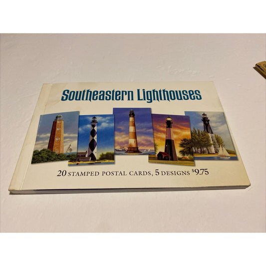 Southeastern Lighthouses 20 Stamped Postal Cards 5 Designs See Front Cover USPS