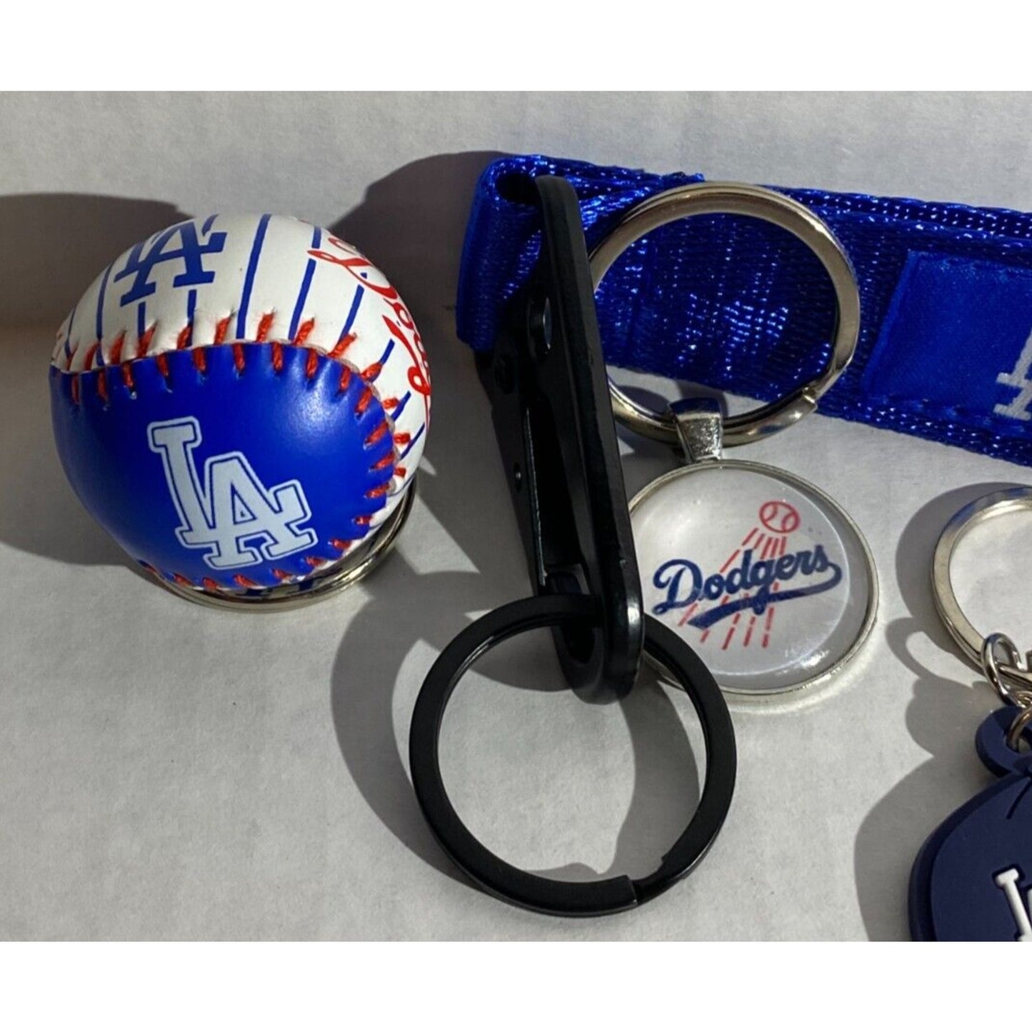 Los Angeles Dodgers set of keychains keychain