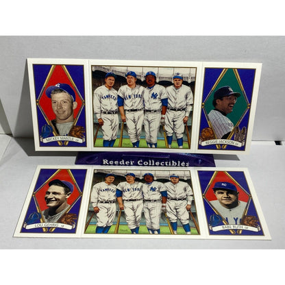 Mickey Mantle Babe Ruth Reggie Jackson Lou Gehrig 1993 Upper Deck NY Yankees