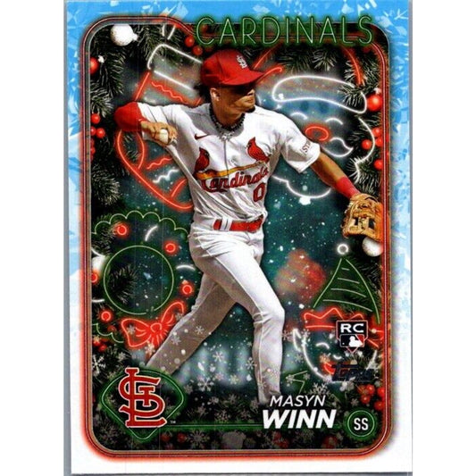 2024 Topps Holiday #H94 Masyn Winn St Louis Cardinals