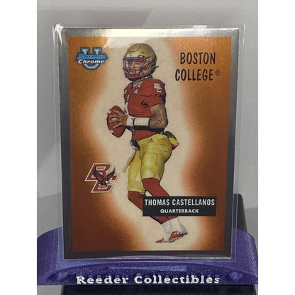 2024 Bowman U Now #55B-11 Thomas Castellanos Boston College 1955 Bowman