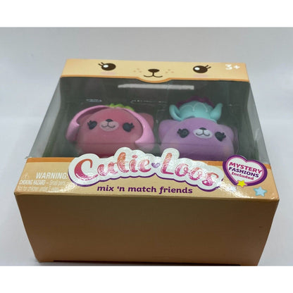 NEW CUTIE-LOOS mini dolls 2 pack w/ mystery fashions Berriloo and Tippy