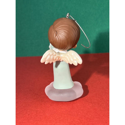 Hallmark Keepsake Ornament 2002 Mary's Angel Series Willow Boy Bells