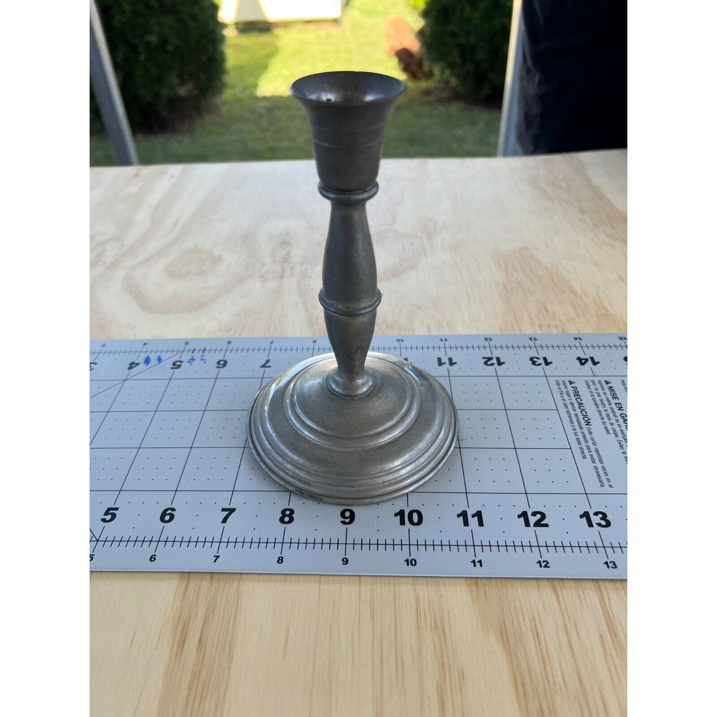 Pewter Candlestick Made in England