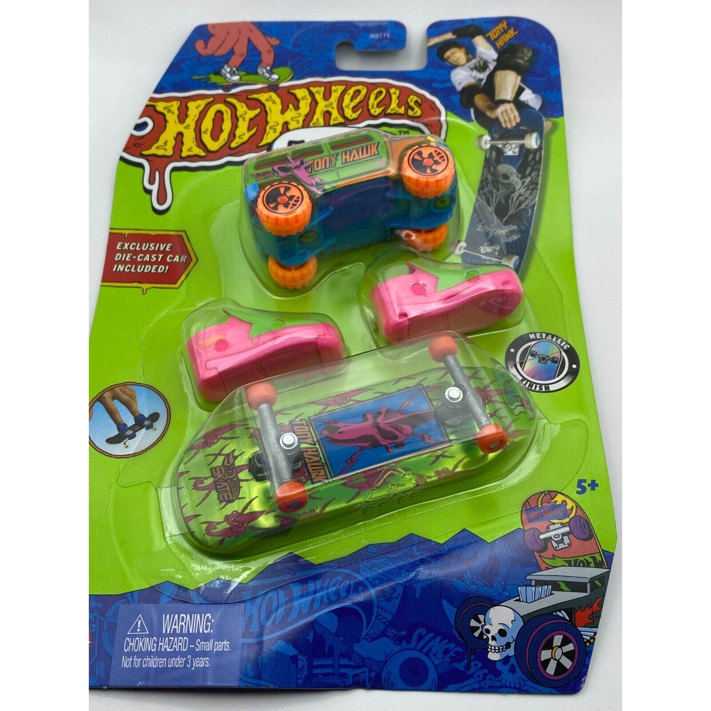 Hot Wheels Skate Tony Hawk With Car Included (HOWLAN & ROCKSTER)