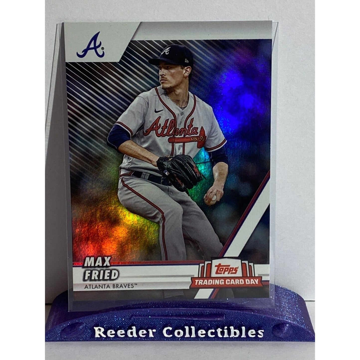 Atlanta Braves Topps Trading Card Day Stadium Team Set Sealed Acuna Albies Fried