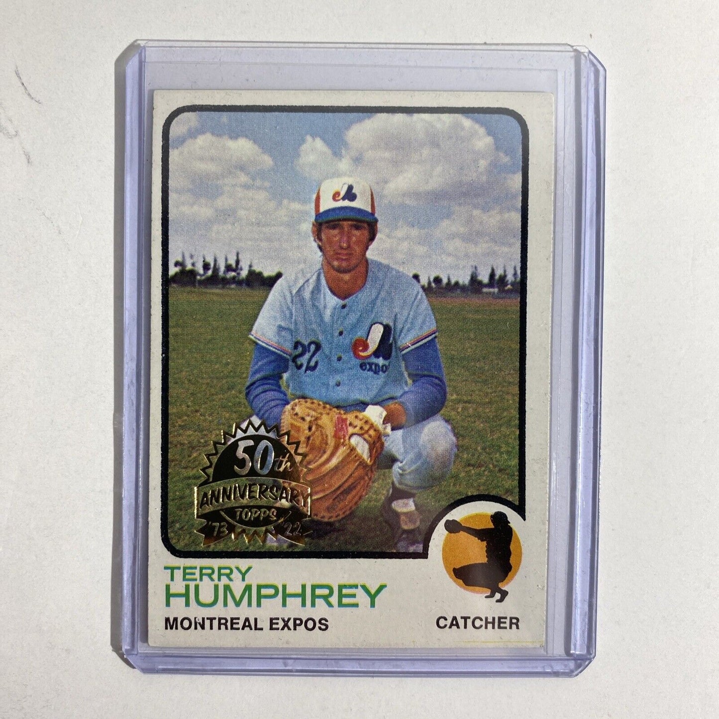 Terry Humphrey Topps 1973/2022 Buyback w/50 Anniv Stamp