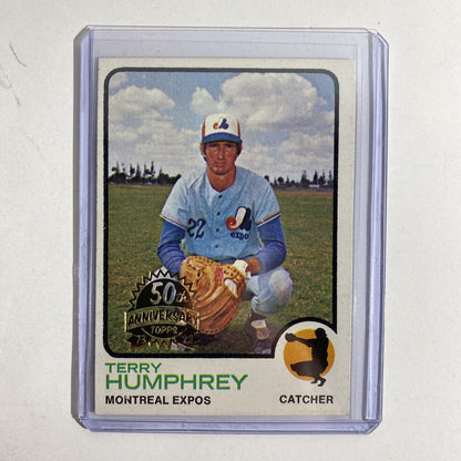 Terry Humphrey Topps 1973/2022 Buyback w/50 Anniv Stamp