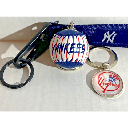 New York Yankees set of Keychains Keychain