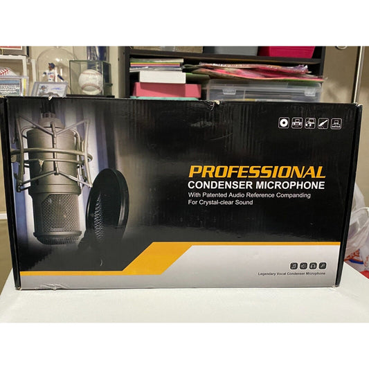 PROFESSIONAL CONDENSER MICROPHONE W/ PATENTED AUDIO REFERENCE COMPANDING