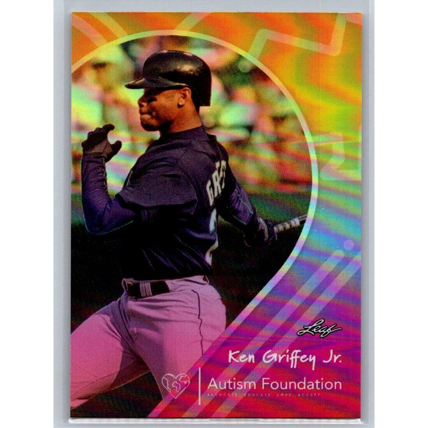 2023 Leaf Autism Foundation #11 Ken Griffey Jr. Seattle Mariners