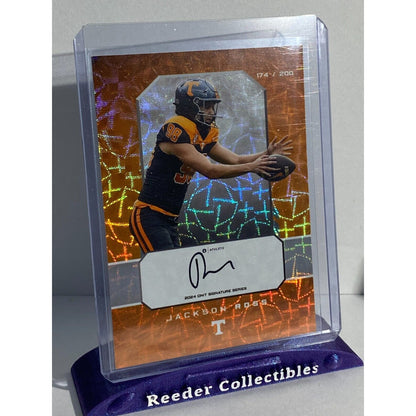 2024 Onit Jackson Ross On Card Auto /200 Tennessee Volunteers