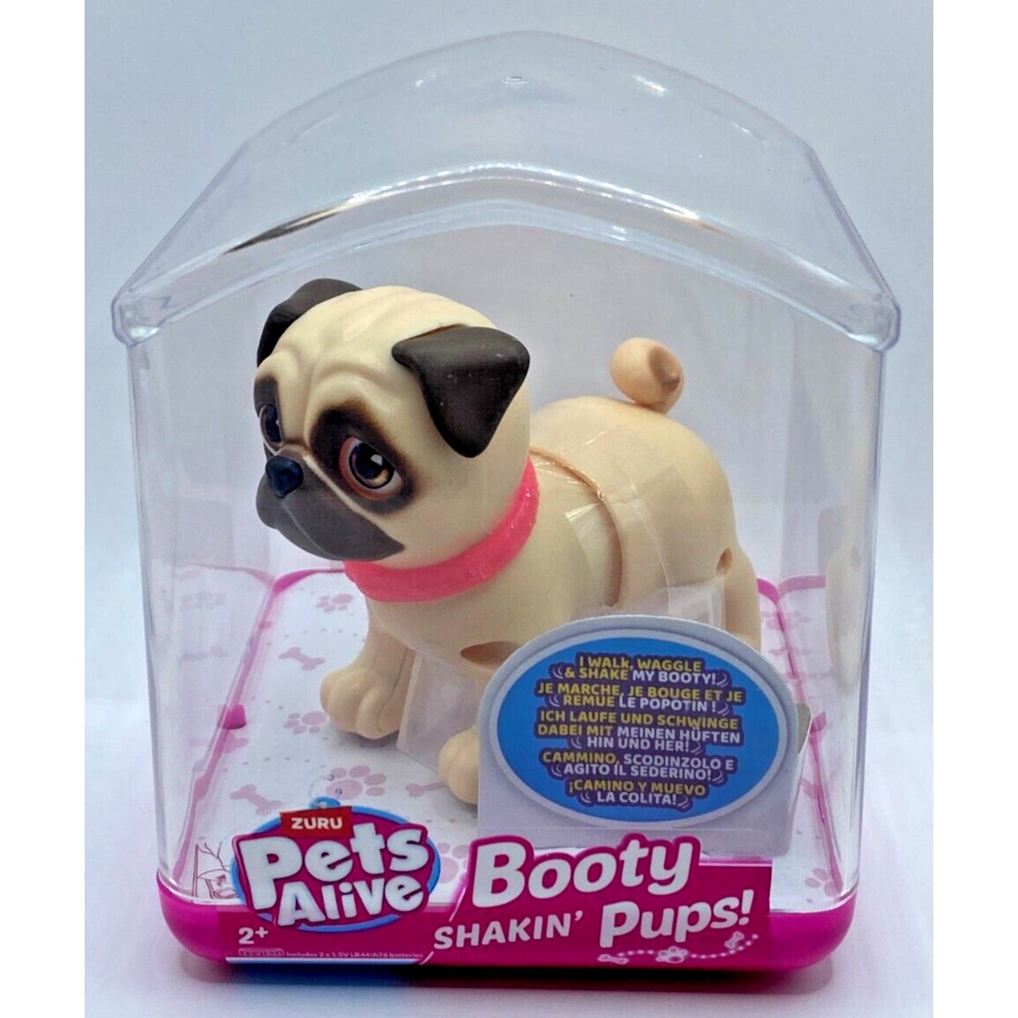 Frenchie Bull Dog Zuru Pets Alive Booty Shakin Pups Interactive Dog NEW!