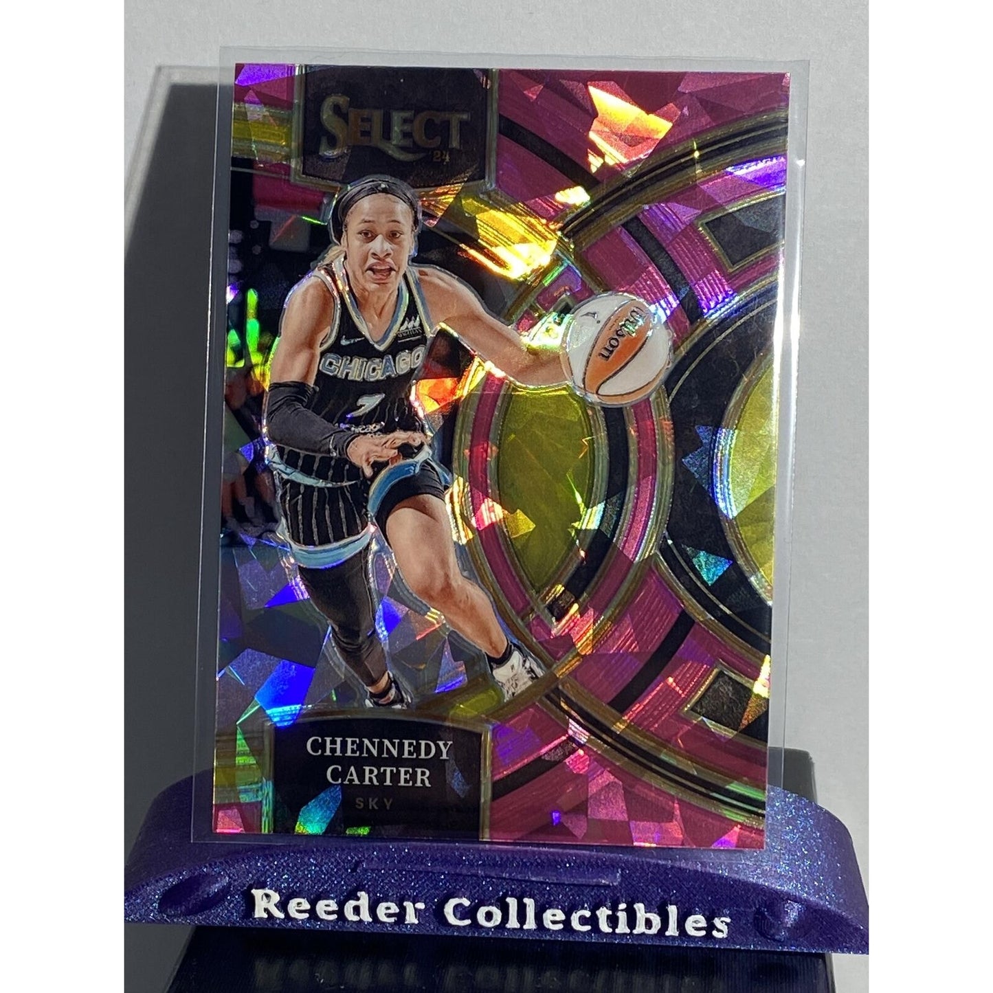 2024 Panini Select WNBA #199 Chennedy Carter Pink Ice Prizms