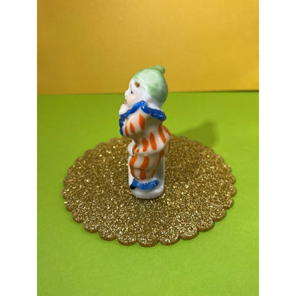 1940's Vintage Clown Miniature Toothpick Holder Bud Vase Occupied Japan