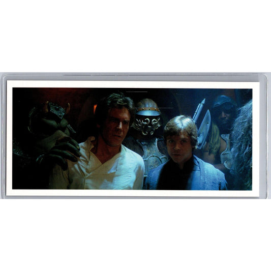 Return of the Jedi Luke w/ freed Han Solo postcard