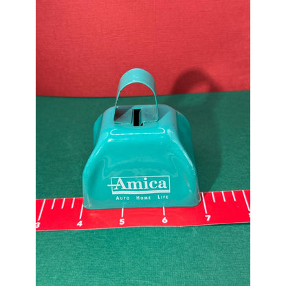 Amica Turquoise Bell Auto Home Life with Clanger