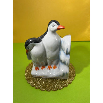 1940's Porcelain Penguin Bookend (only 1) Occupied Japan Vintage