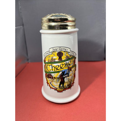 Vintage Himark Buona San Remo Italia Pasta Grated Cheese Shaker 5 3/4"