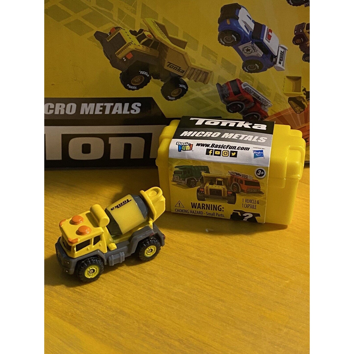 Hasbro Basic Fun Single Micro Tonka Cement Truck