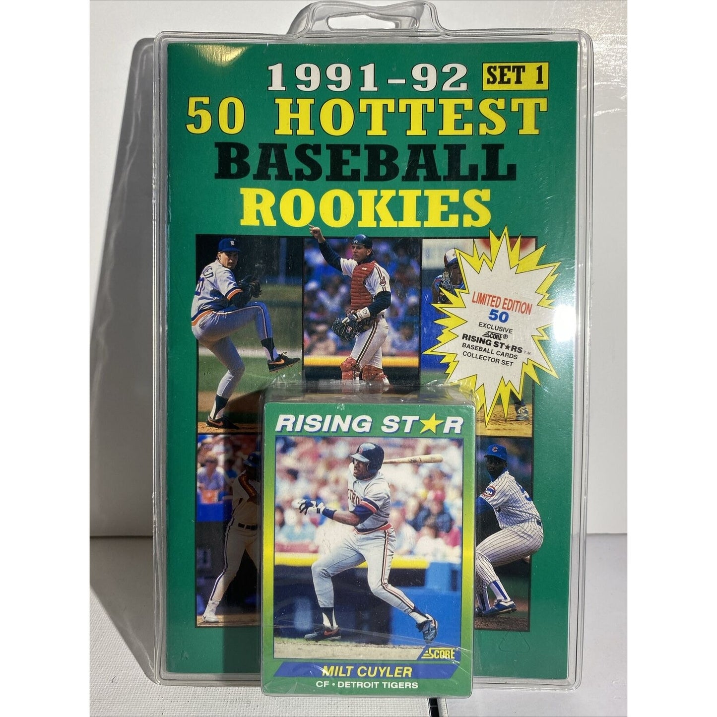 50 Hottest Baseball Cards 1991-92 Rookies Collector's Set 1 Sealed Cards Book