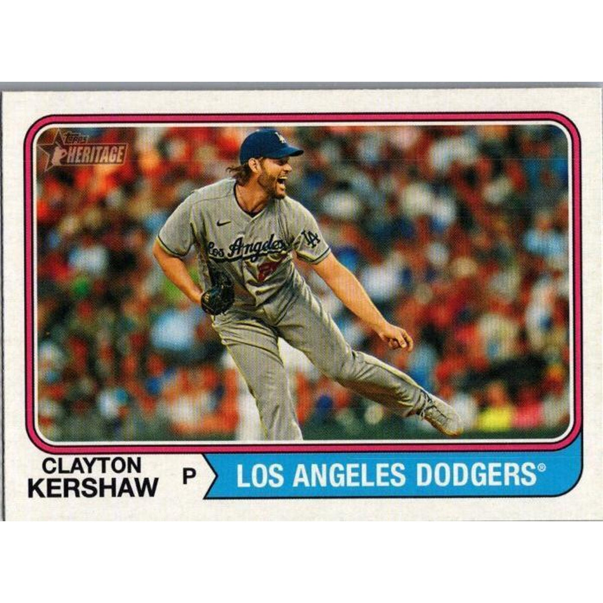 2023 Topps Heritage #641 Clayton Kershaw Los Angeles Dodgers