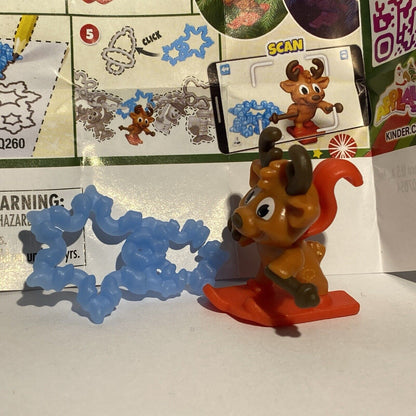 2024 Kinder Joy Christmas Reindeer Skiing