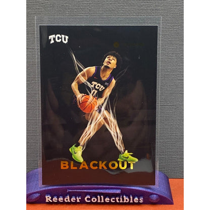 Micah Peavy 2023-2024 Onit Basketball TCU Texas Christian Gold Blackout
