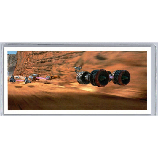 The Phantom Menace Podracing Postcard