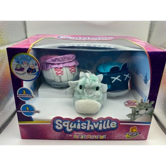 Squishmallows Squishville On Ice Collectible Toy Set