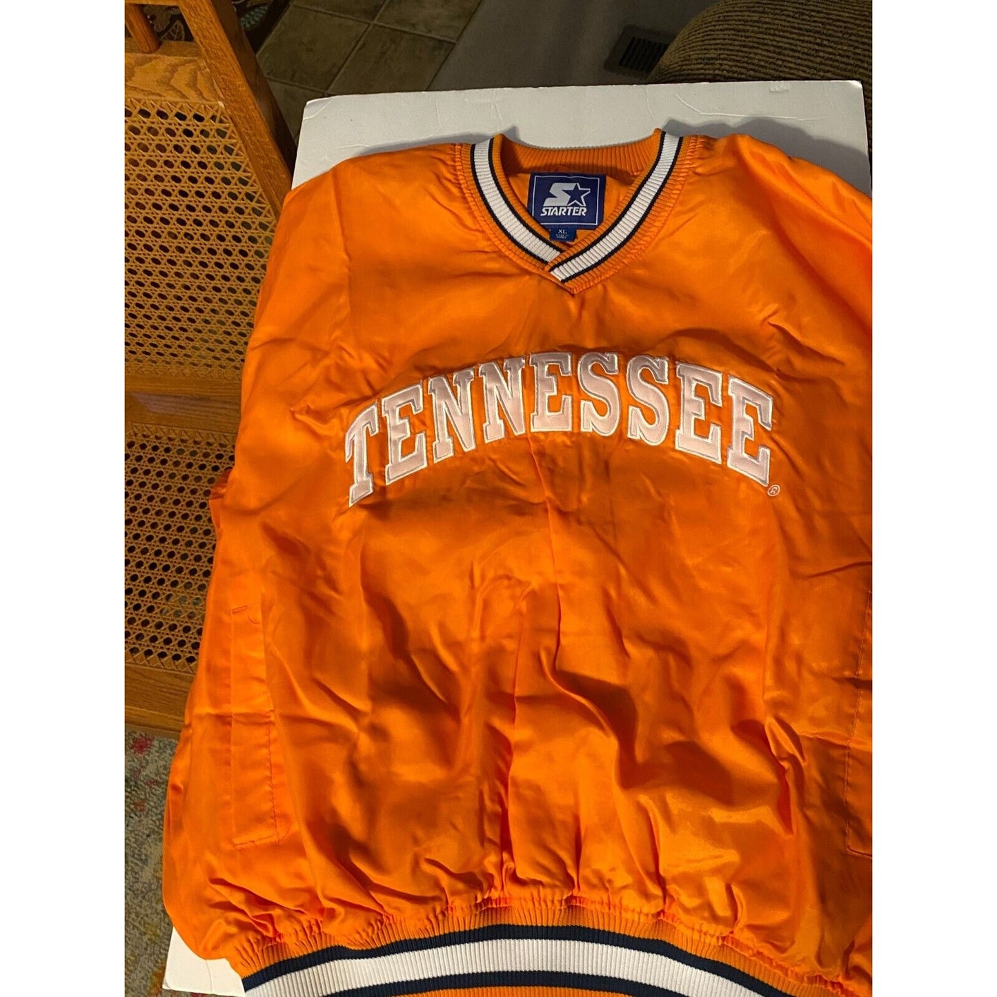 Tennessee Volunteers Starter Jacket Size XL Good Shape Vintage Spots on Collar